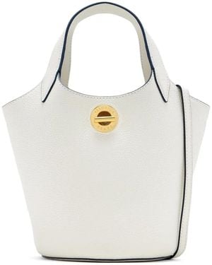 Veronica Beard Bolso Satchel Anchor - Blanco