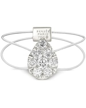 PERSÉE 18Kt Weißgoldring Mit Diamant