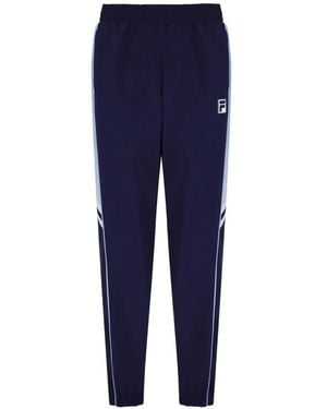 Fila Pantaloni Sportivi Con Applicazione - Blu
