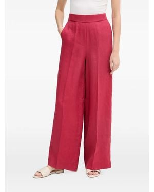 Benetton Pantalon Ample À Taille Élastiquée - Red