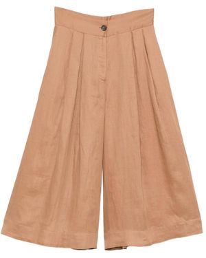 Lorena Antoniazzi Pantalones Plisados - Neutro