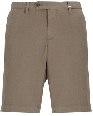 Myths Bermudas mit Knopfverschluss - Grau