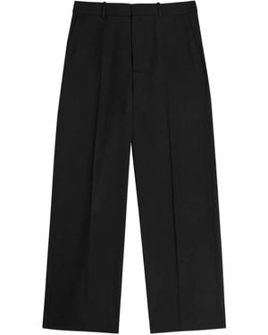 Calvin Klein Pantaloni Con Chiusura Nascosta - Nero