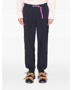 Kolor Elasticated-Belt Trousers - Blue