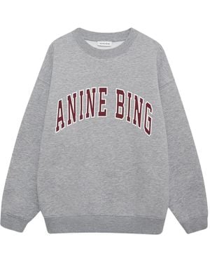 Anine Bing Logo Sweatshirt - Gray