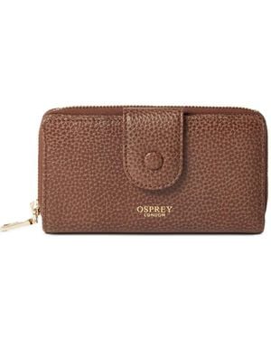 Osprey Medium Core Leather Wallet - Brown