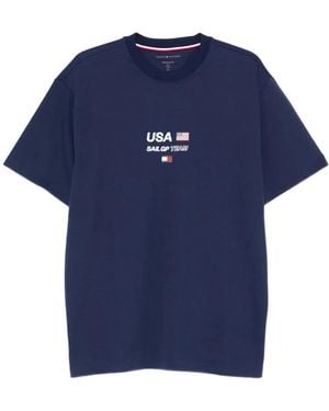 Tommy Hilfiger プリント Tシャツ - ブルー