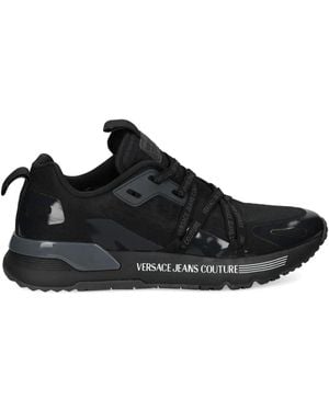Versace Jeans Couture Logo Dynamic Trainers - Black