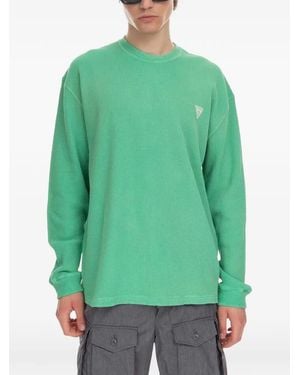 Guess Logo Waffle T-Shirt - Green