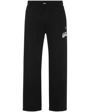Philipp Plein Trainingsbroek Met Logopatch - Zwart