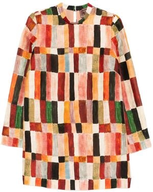 ALÉMAIS X Lrnce Marjorelle Multicolored Mini Dress - Natural