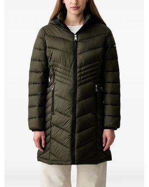DKNY Plumífero Con Capucha - Negro