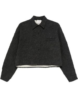Alysi Textured Pocket Jacket - Black