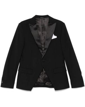 Daniele Alessandrini Tuxedo Blazer - Black