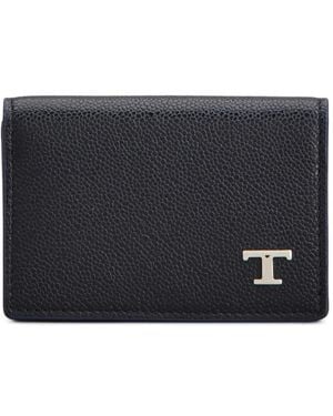 Tod's Logo-Plaque Cardholder - Black