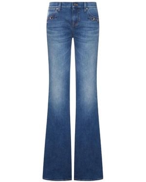 Gucci Vaqueros Horsebit Con Efecto Lavado - Azul