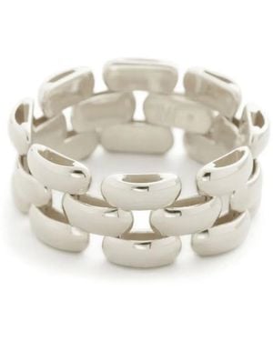 Monica Vinader Heirloom Chain Ring - Metallic