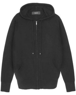 Vera Wang Heidi Knitted Zip-Up Hoodie - Grey