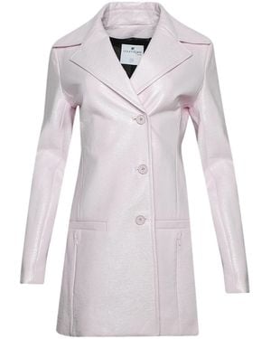 Courreges Abrigo Heritage Vinyl - Blanco