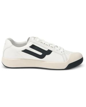Bally Competition Logo-Patch Perforated Sneakers - Blanc