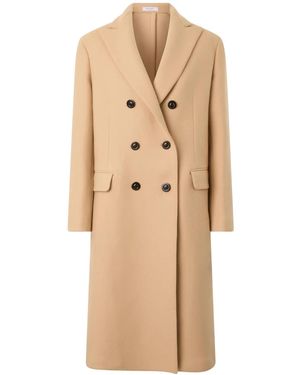 Boglioli Double-Breasted Coat - Natural