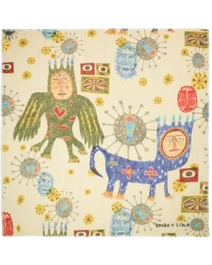 Bimba Y Lola Sjaal Met Print - Metallic