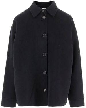 Aspesi Buttoned Shirt Jacket - Blue