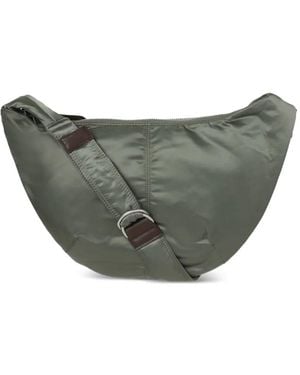 Comme des Garçons Gewelfde Nylon Messengertas - Grijs