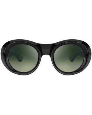 Bugatti Round-Frame Sunglasses - Green