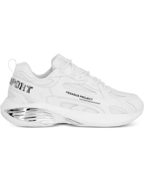 Philipp Plein Zapatillas Pegasus Project Con Logo - Blanco