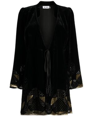 RIXO London Iris Kleid - Schwarz