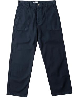 Dean Edmonds Edmmomd Patch-Detail Pants - Blue