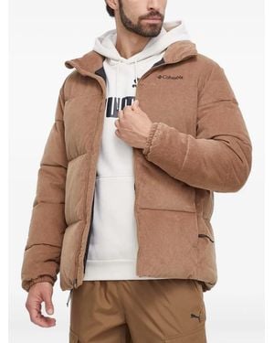 Columbia Corduroy Quilted Jacket - Brown