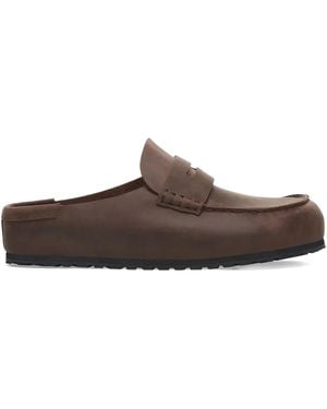 Birkenstock Naples Penny-Slot Mules - Brown