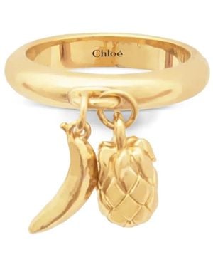 Chloé チャーム リング - メタリック