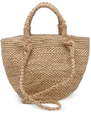 IBELIV Raffia Tote Bag - Natural