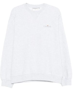 Carhartt Logo-Embroidered Sweatshirt - White
