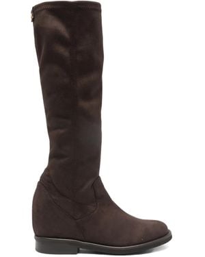 Pedro Miralles Logo-Detail Boots - Brown