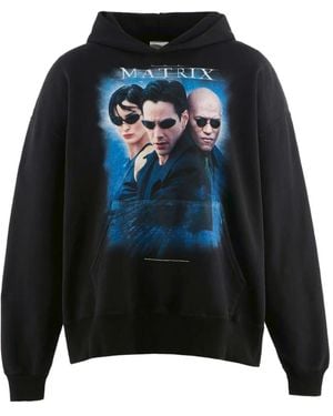 SAINT Mxxxxxx The Matrix Graphic Hoodie - Blue