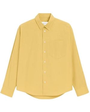 Ami Paris Chemise À Manches Longues - Jaune
