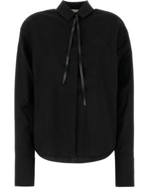Sportmax Mappa タイディテール シャツ - ブラック