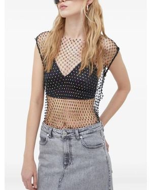 Herskind Haut À Ornements Carrés - Gris