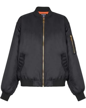 Balmain Flap-Pockets Bomber Jacket - Black