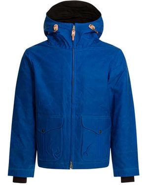 Ceccarelli Hooded Cotton Jacket - Blue