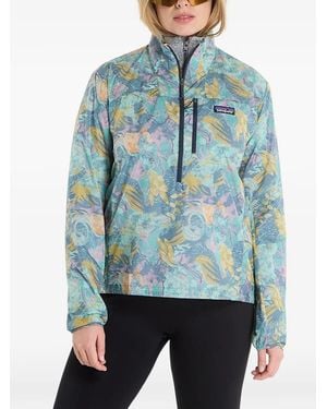Patagonia Sudadera Con Estampado Abstracto - Azul