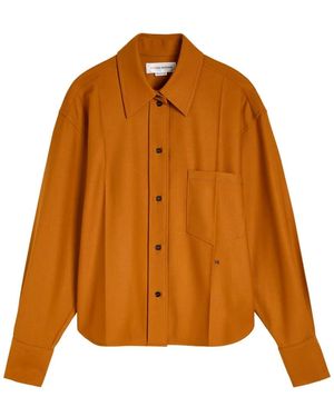 Victoria Beckham Pocket Button Shirt - Orange