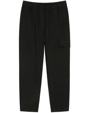 Marc O' Polo Elasticated-Waist Trousers - Black