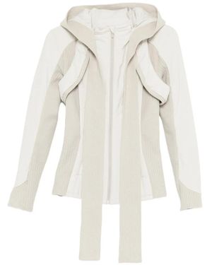 Hyein Seo Harness Panelled Jacket - White