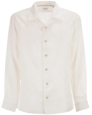 Brunello Cucinelli Pure Linen Shirt - White