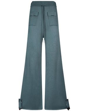 Liu Jo Drawstring-Waistband Track Trousers - Blue